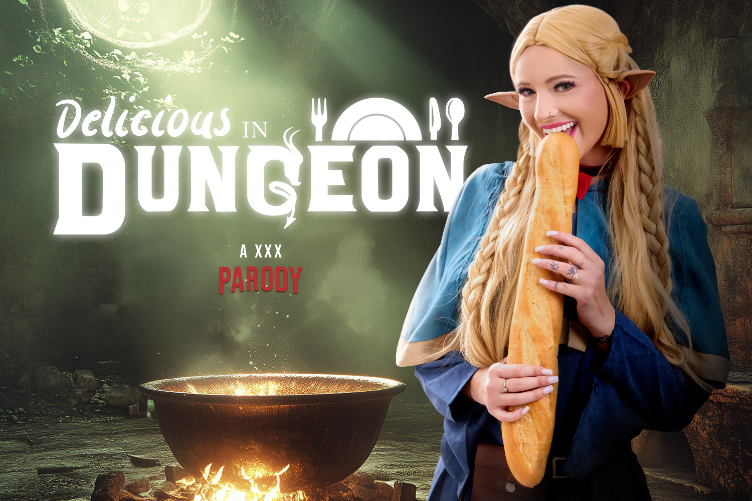 Katee V Delicious in Dungeon A XXX Parody 